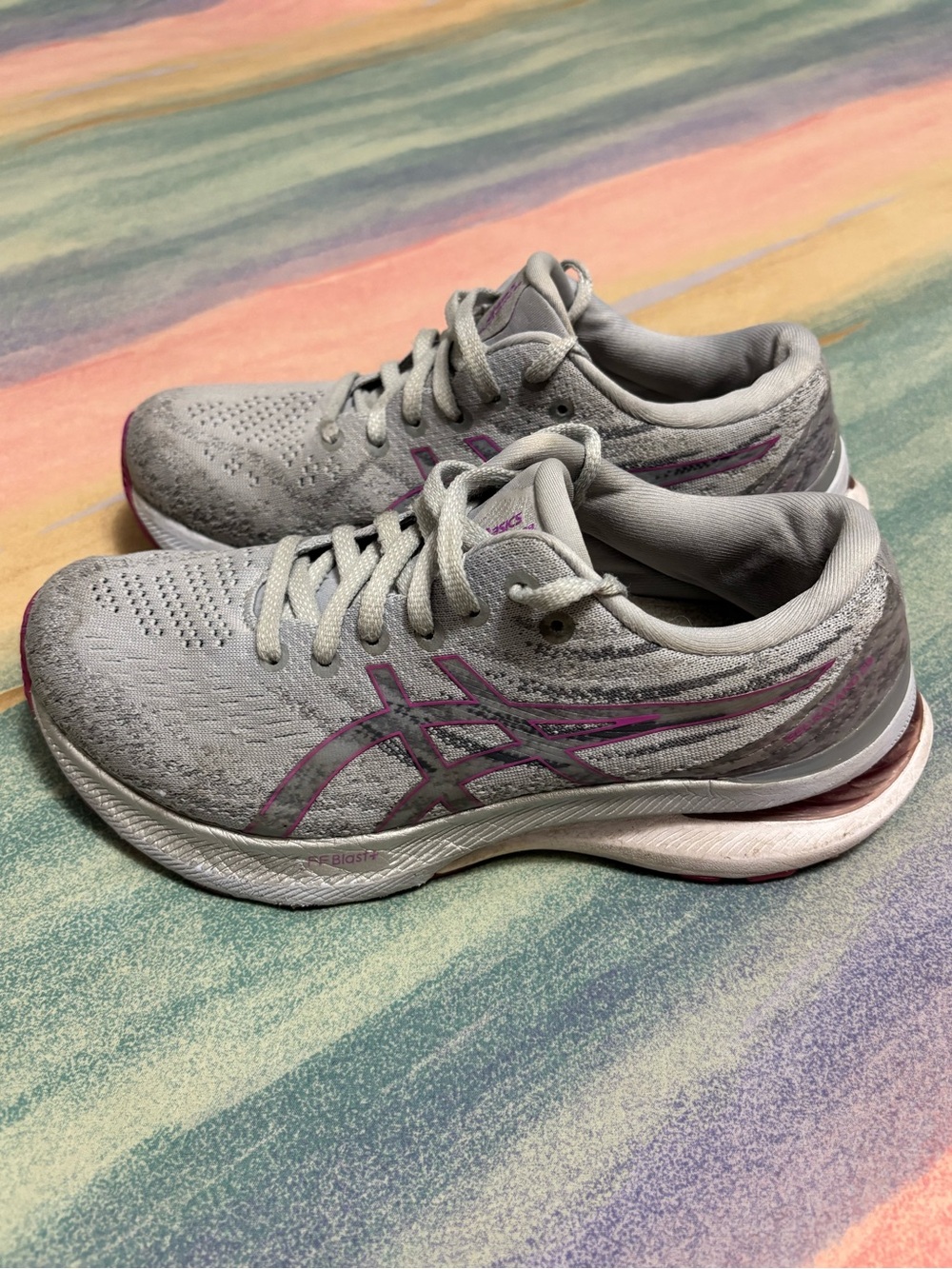Asics Gel-Kayano 29 Women's Size 6.5 Gray Athletic Running Gym Training Sneakers